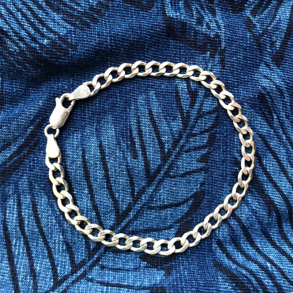 Genuine Sterling Silver .925 Wrist Chain